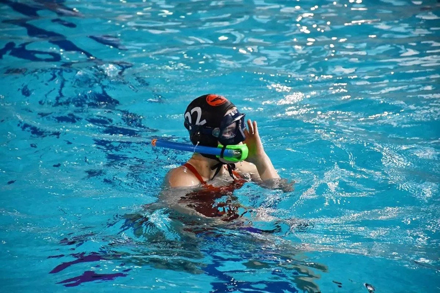 Hokej pod wodą Walenie Siemianowice Śląskie Finał WOŚP w Rudzie Śląskiej 26 I 2025